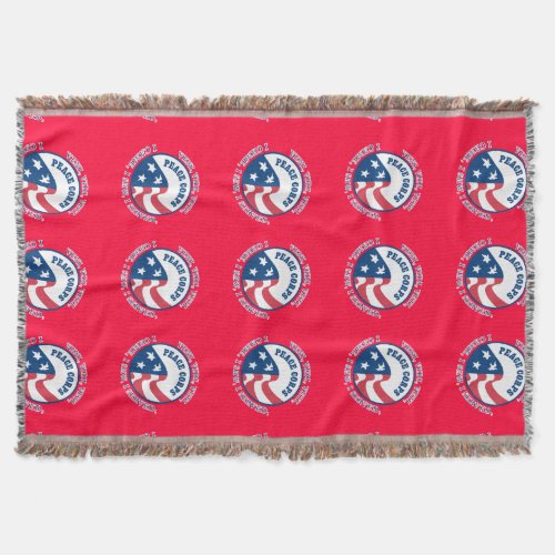 US Peace Corps VVV Throw Blanket