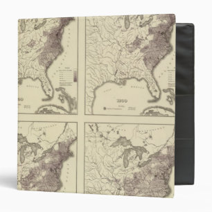 US Population 1790-1820 3 Ring Binder