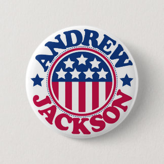 US President Andrew Jackson Pinback Button