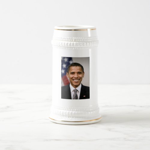 US President Elect Barack Obama  Beer Stein