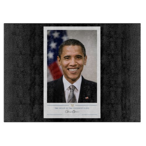 US President Elect Barack Obama  Cutting Board