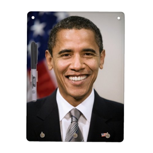 US President Elect Barack Obama  Dry Erase Board