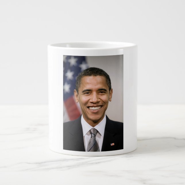 US President Elect Barack Obama  Giant Coffee Mug (Front)