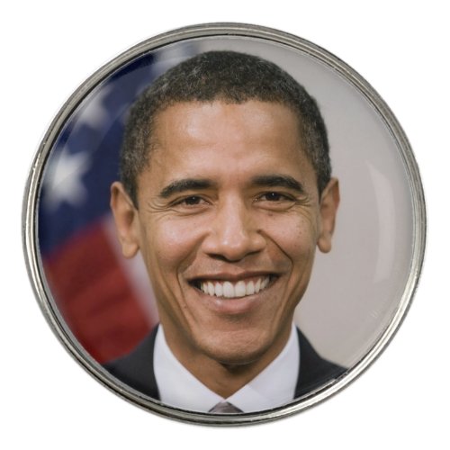 US President Elect Barack Obama  Golf Ball Marker