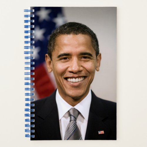 US President Elect Barack Obama  Notebook