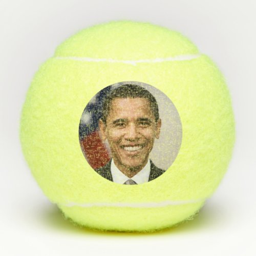 US President Elect Barack Obama  Tennis Balls