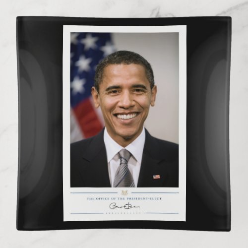 US President Elect Barack Obama  Trinket Tray