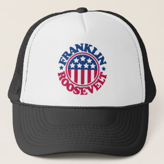US President Franklin Roosevelt Trucker Hat