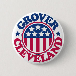 US President Grover Cleveland Pinback Button