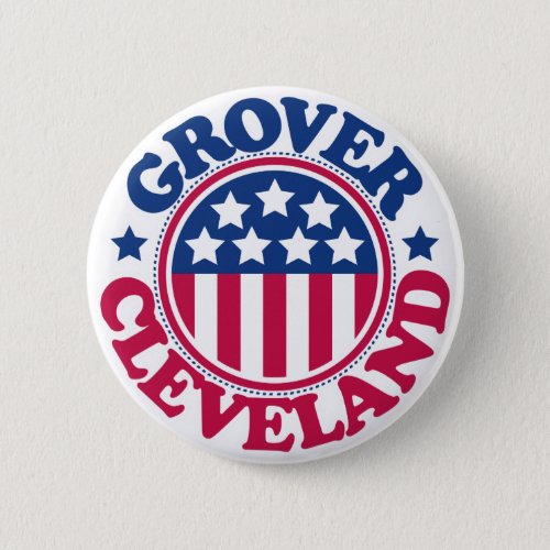 US President Grover Cleveland Pinback Button