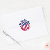 US President Harry S Truman Classic Round Sticker (Envelope)