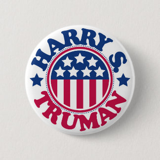 US President Harry S Truman Pinback Button