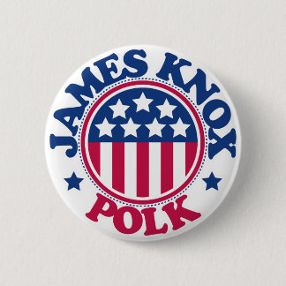 US President James Knox Polk Pinback Button