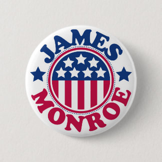 US President James Monroe Pinback Button