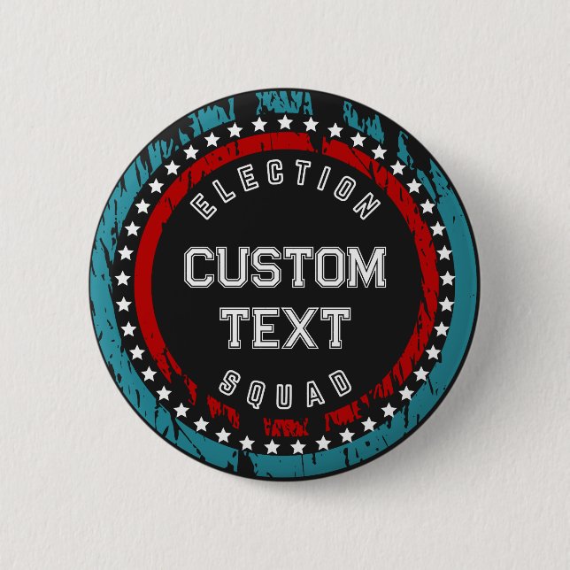 US Presidential Election 2024 Political Campaign Button (Front)