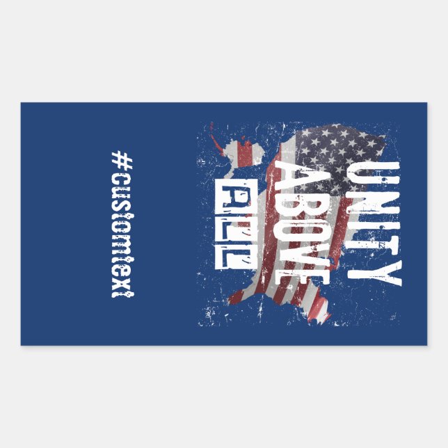 US Presidential Election 2024 Rectangular Sticker (Front)