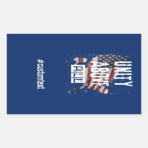 US Presidential Election 2024 Rectangular Sticker