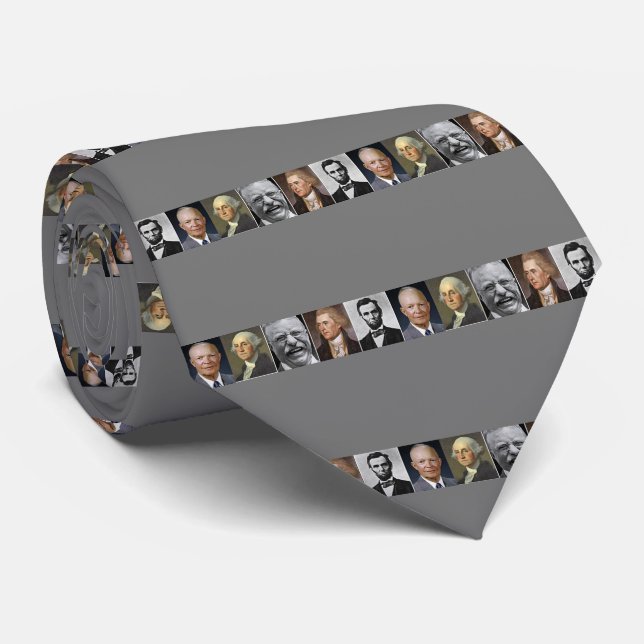 US Presidents Neck Tie (Rolled)