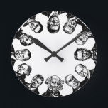 US Presidents Wall Clock<br><div class="desc">a Misc Sampling of United States Presidents including Ronald Reagan,  Lyndon Johnson,  John Quincy Adams,  Abraham Lincoln,  Dwight Eisenhower,  William McKinley,  Martin Van Buren,  Theodore Roosevelt,  John Adams,  Richard Nixon,  Franklin Pierce,  Barack Obama</div>