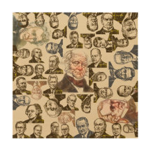 US Presidents Wood Wall Art