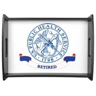US Public Health Service Retired Serving Tray