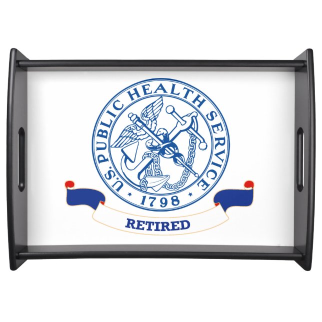 US Public Health Service Retired Serving Tray (Front)