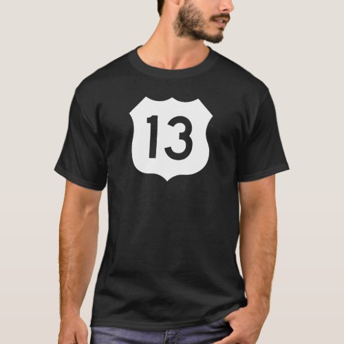 US Route 13 Sign T_Shirt