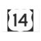 US Route 14 Sign