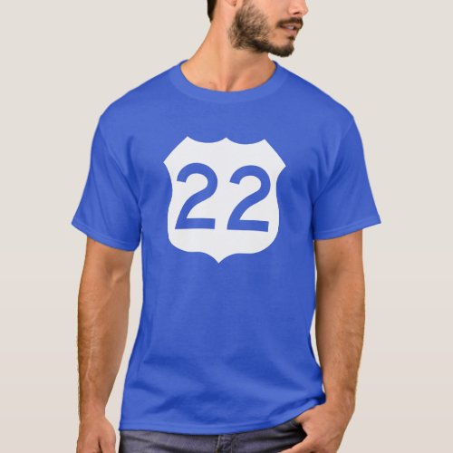 US Route 22 Sign T_Shirt