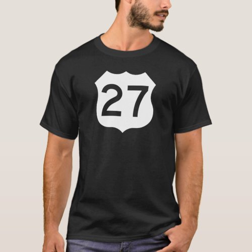US Route 27 Sign T_Shirt