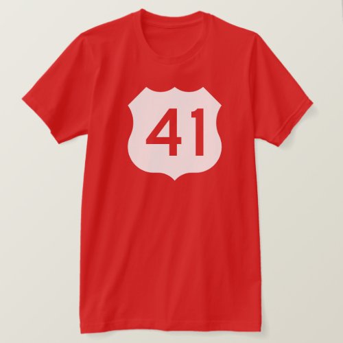 US Route 41 Sign T_Shirt
