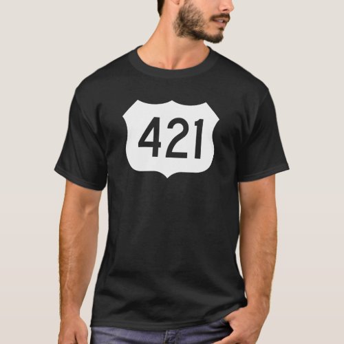 US Route 421 Sign T_Shirt