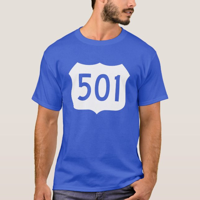 US Route 501 Sign T-Shirt (Front)