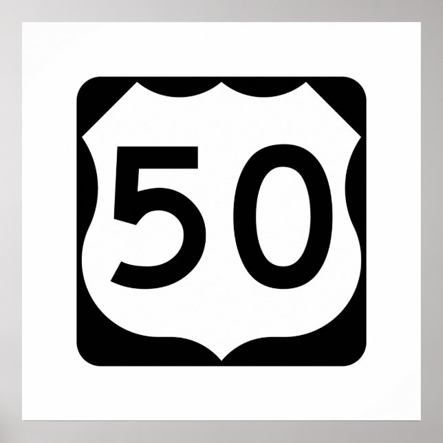 US Route 50 Sign (Front)