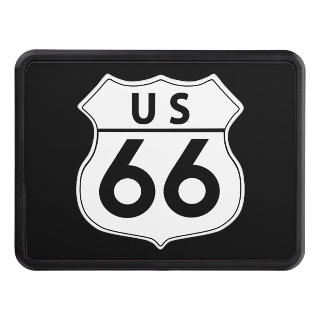 US Route 66 Classic Hitch Cover (Front)