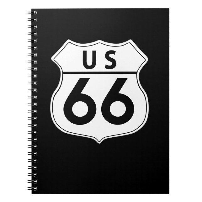 US Route 66 Classic Photo Notebook (Front)