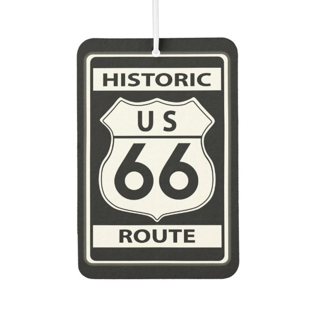 US Route 66 Historic Air Freshener (Front)