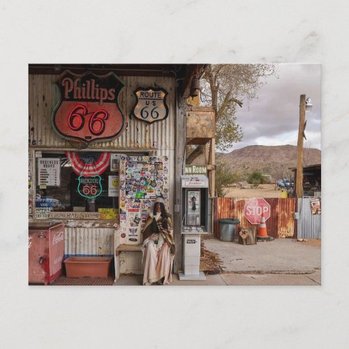 US Route 66 photo postcard Arizona