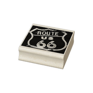 US route 66 rubber stamp