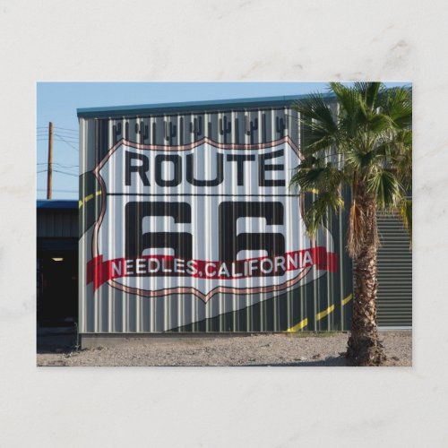 US Route 66 Travel Needles California  Postcard