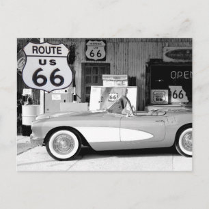 US Route 66 Travel photo postcard