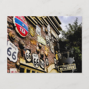 US Route 66 Travel Postcard