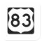 US Route 83 Sign
