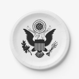 US Seal Paper Plates