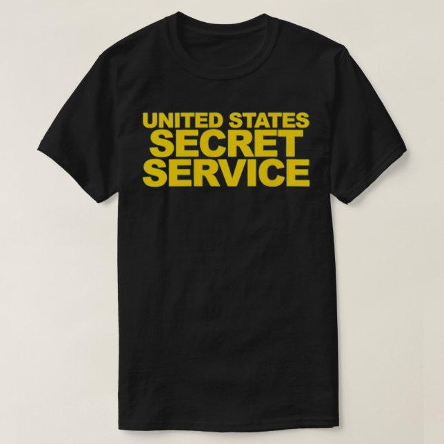 US Secret Service Police Law Enforcement  T-Shirt (Design Front)
