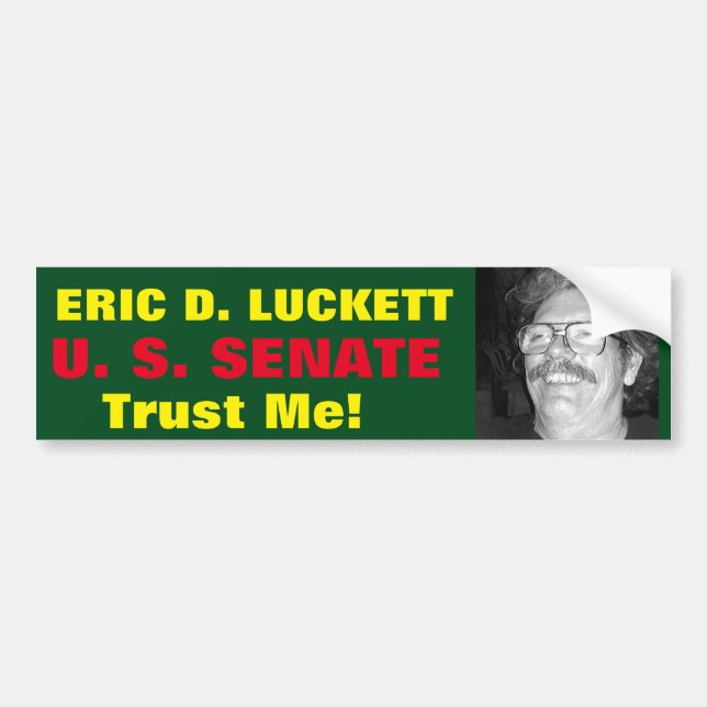 US SENATE EDL121815 BUMPER STICKER (Front)