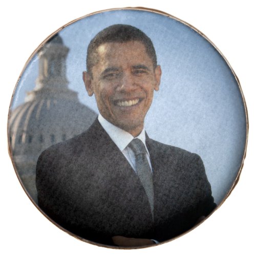 US Senator 44th American President Barack Obama Chocolate Covered Oreo