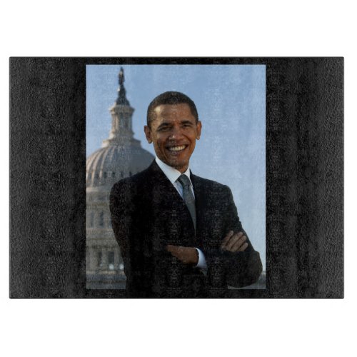 US Senator 44th American President Barack Obama Cutting Board