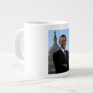 US Senator, 44th American President Barack Obama Giant Coffee Mug