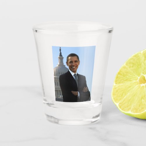 US Senator 44th American President Barack Obama Shot Glass